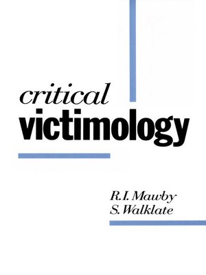 cover image of Critical Victimology